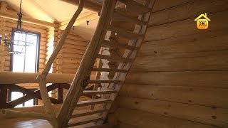 Лестницы в рустикальном стиле. Разновидности и особенности монтажа // FORUMHOUSE