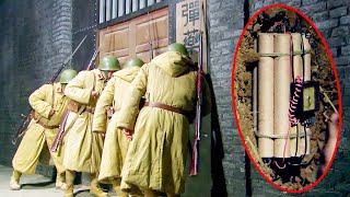 得不到就毀掉！八路軍挖地道潛入日軍生化基地，埋下無數定時炸彈，瞬間爆炸！ ️ 抗日