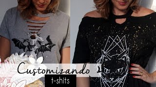 DIY: como fazer camisetas com decote e gola choker tendência 2018