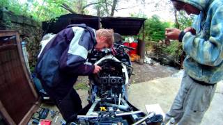 настройка клапанов zzr 400 timelapse