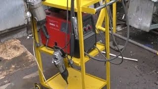 Самодельная тачка под сварочный аппарат.