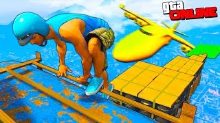 ЛЕЗЬ КАК МОЖНО ВЫШЕ, ПОКА НЕ ВЗОРВАЛ ТЕБЯ САМОЛЕТ! ДЕТРАН GTA 5 ONLINE