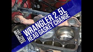1997-2002 Jeep Wrangler SE 2.5L Head Gasket Change