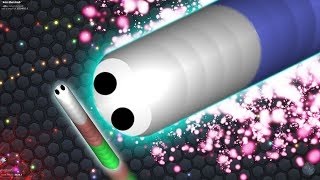 Играем в новую игру Slither.io - Битва слизняков Вконтакте