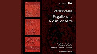 Bassoon Concerto in B-Flat Major, GWV 340: I. Moderato