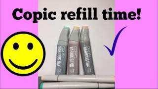 How I refill my Copic markers