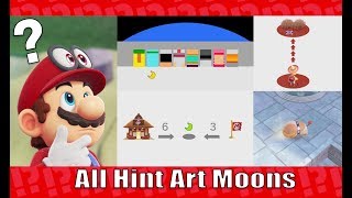 All Hint Art Moons Guide - Super Mario Odyssey