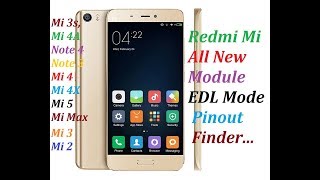 Xiaomi Redmi All Module EDL Mode Pinout Finder