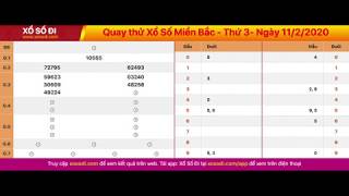 Quay thử Xổ Số Miền Bắc hôm nay 11/02/2020 - XSMB