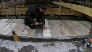 навес (летник, стойло для коров) своими руками (часть 10)