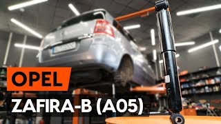 Como substituir amortyzatory traseira no OPEL ZAFIRA-B 2 (A05) [TUTORIAL AUTODOC]