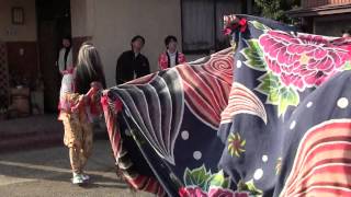 能町青年団の獅子舞１-富山県高岡市