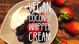 Vegan Waffles & Coconut Whipped Cream