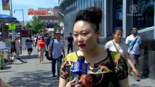 〝我有话说〞法拉盛民众看香港