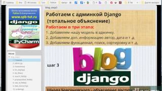 Django + Python. Настраиваем отображение модели в панели администратора.