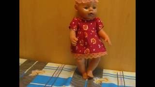 Платье для куклы Беби Борн. How to sew clothes for the doll Baby Born