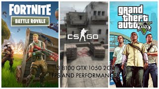 Intel Core [I3 8100 GTX 1050 2GB] FPS Test In 3 Different Games!