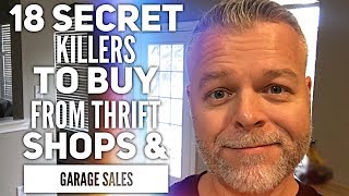 What to Sell on eBay to Make Money ~ 18 SECRET Thrift Store & Garage Sale Items for Reselling