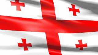 Flag Georgia Screensaver - Развевающийся флаг Грузии
