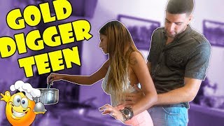 GOLD DIGGER PRANK GONE HOME! $$