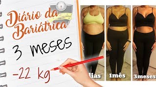 Diário da Bariátrica | 3 meses | -22 kg e Úlcera