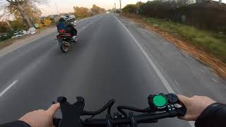 Самокат Dualtron Thunder против скутера