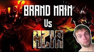 Brand Mid Gameplay Vs Azir - Season 8 road to diamond
