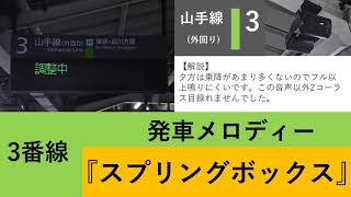 【自放音源】秋葉原駅 接近放送 発車メロディー「線路の彼方」「小川のせせらぎ」「スプリングボックス」「Cappuccino」「春New Ver」「教会の見える駅」