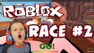 Roblox: Super Blocky Ball #2 - marble race around the speed track  | KID GAMING