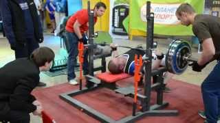 жим лежа 235 кг, Литвиненко Дмитрий, экип., II ЧУ UPA Киев 29-30 марта 2014, кат. до 100 кг