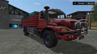Farming Simulator 2017 обзор: грузовика "MB M82 Zetros DC 4x4 v 1.0"