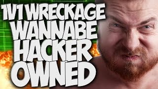 COD BO2: 1v1 WRECKAGE!! WANNABE HACKER OWNED!! TOTAL LOSS OF COMPOSURE!!