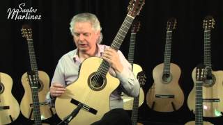 Santos Martinez SM650CEA Concierto electro classical guitar