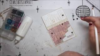 geknickter Aufleger - Karte basteln