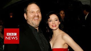 Rose McGowan accuses Harvey Weinstein of Rape - BBC News