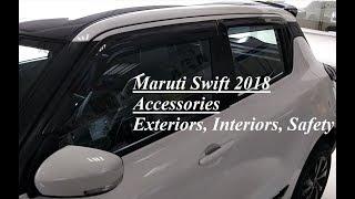 Maruti Swift 2018 Accessories with Prices. Lxi, Vxi, Zxi, Ldi, Vdi, Zdi Swift
