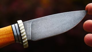 Forging A Knife With Drill Shaving Spirals
