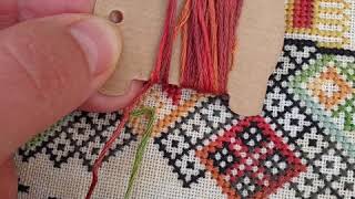Готовая работа от Owlforest Embroidery. Совиный лес. "Чудо-юдо-рыба-кит"