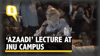 Subaltern Studies Scholar Partha Chatterjee Lectures Students on ‘Azaadi’