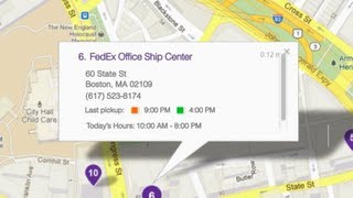 FedEx.com re-imagined with Google Maps