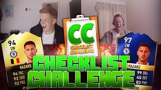 94 EDEN HAZARD CHECKLIST CHALLENGE VS REEV!! - FIFA 17 ULTIMATE TEAM