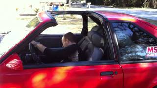 Mustang GT Start Up and Run: T-Tops Off