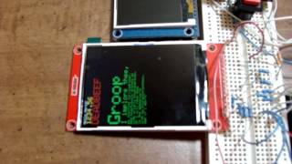 2.2/2.4/2.8 inch SPI TFT LCD ILI9341 with Arduino Uno