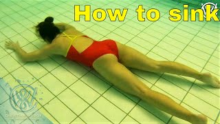 The only 3 the ways to not float up when swimming underwater