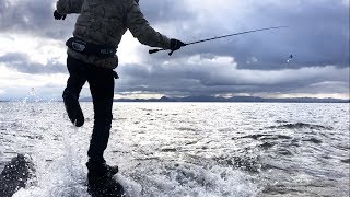 冬の琵琶湖へバス釣りと、○○しに行きました！