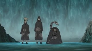 Naruto Gaara & Killer Bee VS Akatsuki | itachi leaves the akatsuki | Infinite Tsukuyomi