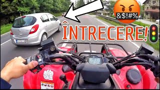ATV VS OPEL | TOP SPEED + am montat LED BAR pe atv (Auxbeam)