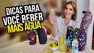 5 dicas para beber mais água