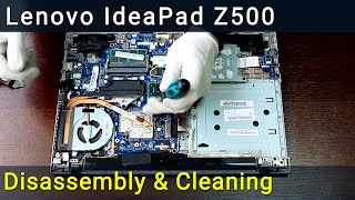 Lenovo Ideapad Z500 disassembling and fan cleaning