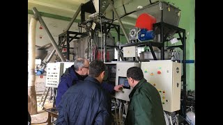 Автоматическая линия смешивания и дозирования сыпучих продуктов 1